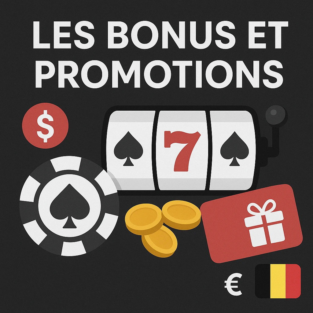 Présentation des bonus de casino en ligne Belgique